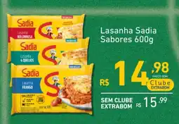 Extrabom Supermercados Lasanha Sadia Sabores oferta