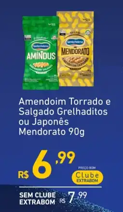 Extrabom Supermercados Amendoim Torrado e Salgado Grelhaditos ou Japonês Mendorato oferta