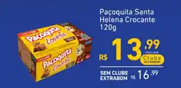Extrabom Supermercados Paçoquita Santa Helena Crocante oferta