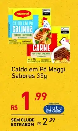 Extrabom Supermercados Caldo em Pó Maggi Sabores oferta