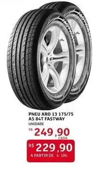 Assaí Atacadista Aro - pneu 13 175/75 as 8474 fastway oferta