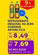 Assaí Atacadista Guaraná - refrigerante original ou zero antarctica oferta