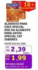 Assaí Atacadista Purina - alimento para cães special dog ou alimento para gatos special cat oferta
