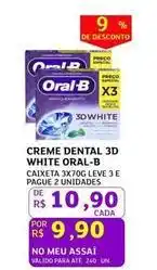 Assaí Atacadista Oral-b - creme dental 3d white oferta
