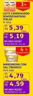 Assaí Atacadista Italac - leite condensado semidesnatado oferta