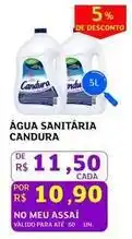 Assaí Atacadista Candura - água sanitária oferta