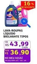 Assaí Atacadista Brilhante - lava-roupas líquido oferta
