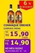 Assaí Atacadista Dreher - conhaque oferta