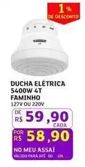 Assaí Atacadista De - ducha eléctrica 5400w 4t oferta