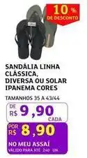 Assaí Atacadista Ipanema - sandália linha clássica, diversa ou solar cores oferta