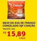 Assaí Atacadista Canção - meio da asa de frango congelado iqf oferta