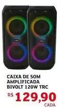 Assaí Atacadista De - caixa de som amplificada bivolt 120w trc oferta