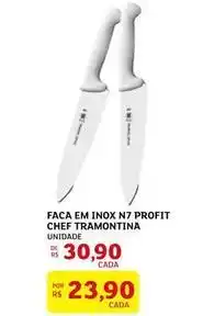 Assaí Atacadista Tramontina - faca em inox n7 profit oferta