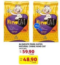 Assaí Atacadista Natural - alimento para gatos carne oferta
