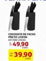 Assaí Atacadista De - conjunto de facias preto oferta