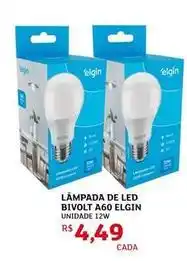Assaí Atacadista Elgin - lámpada de led bivolt a60 oferta
