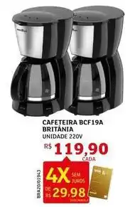 Assaí Atacadista Britânia - cafeteira bcf19a oferta