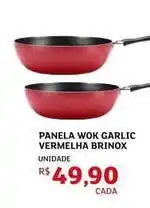 Assaí Atacadista Brinox - panela wok garlic vermelha oferta