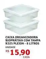 Assaí Atacadista Pleion - caixa organizadora biopratika com tampa r325 oferta