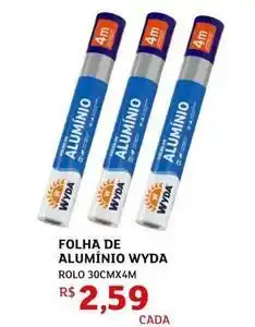 Assaí Atacadista Wyda - folha de aluminio oferta