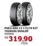 Assaí Atacadista Aro - pneu 13 175/70 82t touring dunlop oferta