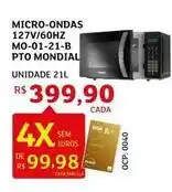 Assaí Atacadista Mondial - micro-ondas 127v/60hz mo-01-21-b pto oferta