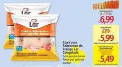 Atacadão Lar - coxa com sobrecoxa de frango oferta
