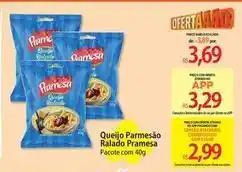 Atacadão Pramesa - queijo parmesão ralado oferta