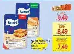Atacadão Itambe - queijo mussarela/ prato oferta