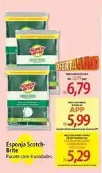 Atacadão Scotch brite - esponja oferta