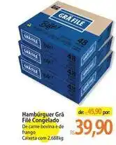 Atacadão De - hambúrguer grà filé congelado oferta