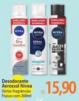Atacadão Desodorante Aerossol Nivea Várias fragrâncias Frasco oferta