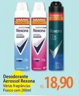 Atacadão Desodorante Aerossol Rexona Várias fragrâncias oferta