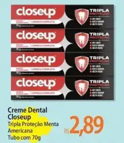 Atacadão Creme Dental Closeup oferta