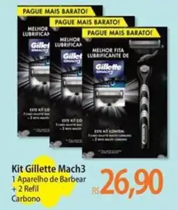 Atacadão Kit Gillette Mach3 oferta