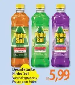 Atacadão Desinfetante Pinho Sol Várias fragrâncias Frasco oferta