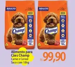 Atacadão Alimento para Cães Champ Came e Cereal Saco oferta