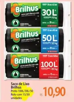 Atacadão Saco de Lixo Brilhus oferta
