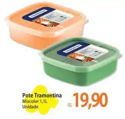 Atacadão Pote Tramontina Mixcolor oferta