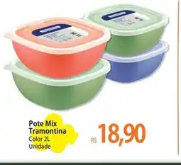 Atacadão Pote Mix Tramontina Color Unidade oferta