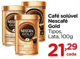 Carrefour Café solúvel Nescafé Gold Tipos, oferta