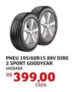 Assaí Atacadista Pneu 195/60r15 88v dire 2 sport goodyear unidade oferta