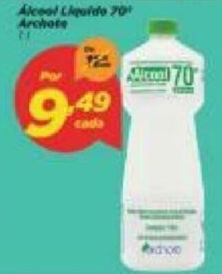 Dia Alcool Liquido 70 Archote 1L oferta