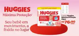 Shibata Supermercados Fraldas Huggies Máxima Proteção Hiper oferta