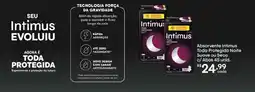 Shibata Supermercados Absorvente Intimus Toda Protegida Noite Suave ou Seca c/ Abas 45 unid. oferta