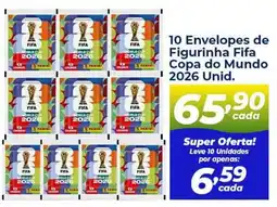 X Supermercados 10 Envelopes de Figurinha Fifa Copa do Mundo 2026 Unid. oferta