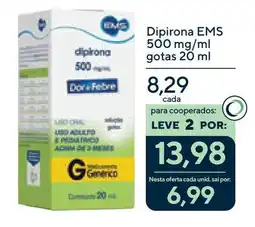 Coop Dipirona EMS 500 mg/ml gotas oferta