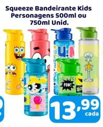 Squeeze Bandeirante Kids Personagens