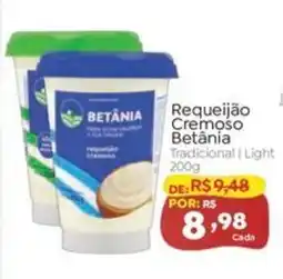 Novo Atacarejo Requeijão Cremoso Betânia oferta