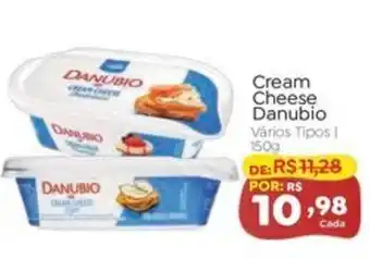 Novo Atacarejo Cream Cheese Danubio oferta